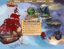 Tablet Screenshot of pirate101.com